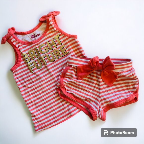 Epic Threads Other - Toddler Girl Tank and Shorts Set Size 2T